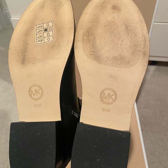 Michael Kors Black Knee Boots 6 1/2 - Picture 2 of 3